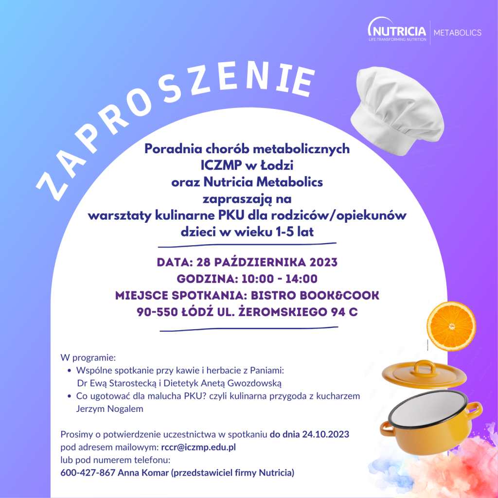 Warsztaty kulinarne PKU